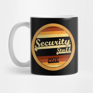 Vintage Security Staff Mug